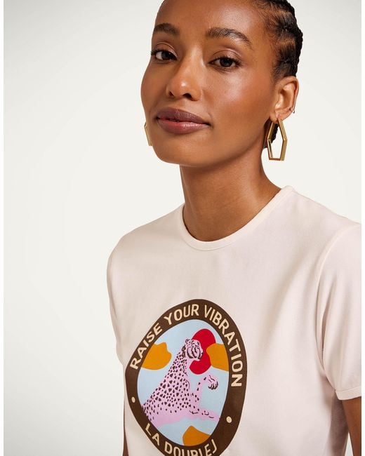 LaDoubleJ White The Cu-Tee Crop