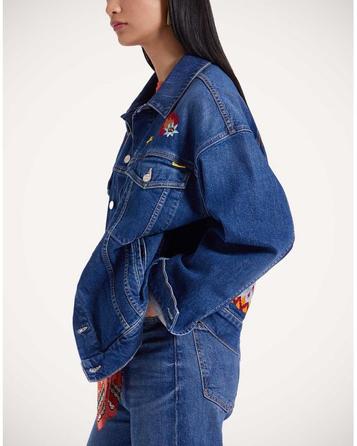 LaDoubleJ Blue The Drop It Drifter Jacket