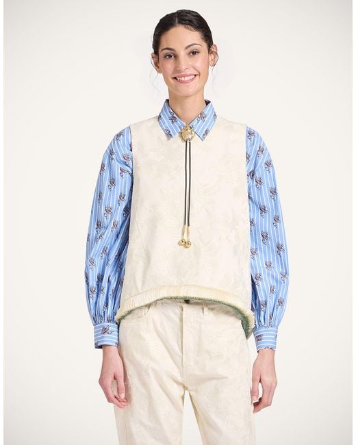 LaDoubleJ Blue La Scala Top