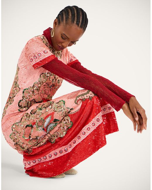 LaDoubleJ Red Super Swing Dress
