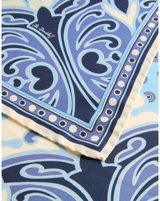 LaDoubleJ Blue Foulard 45