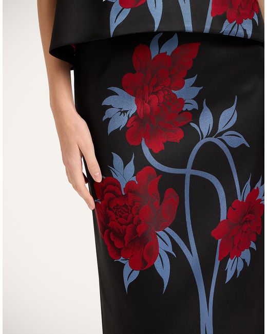 LaDoubleJ Red Pencil Skirt