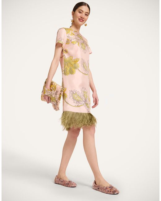 LaDoubleJ Natural Mini Swing Dress