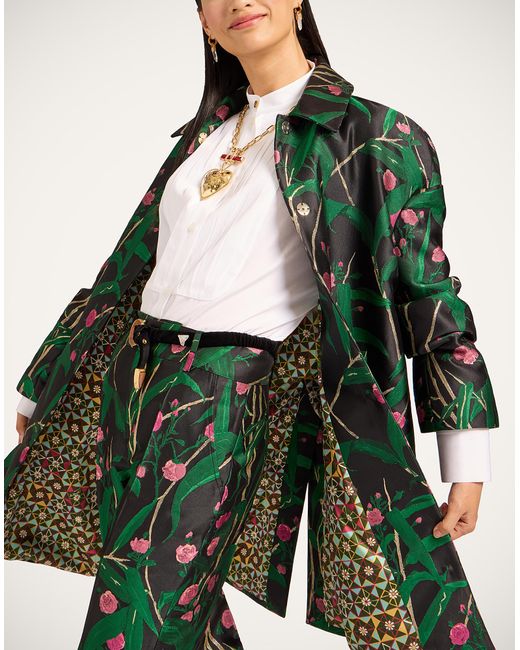 LaDoubleJ Green Boxy Coat