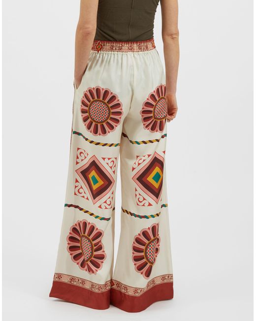 LaDoubleJ White Palazzo Pants (Placed)