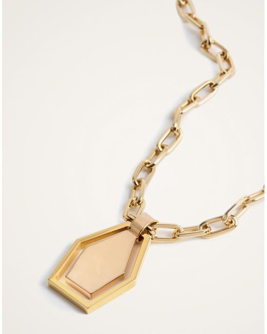 LaDoubleJ Metallic Swinging Portal Necklace