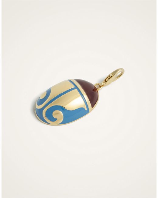 LaDoubleJ Brown Mini Jj Scarab Charm