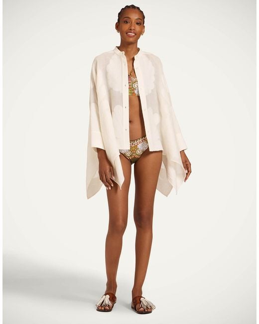 LaDoubleJ White Mirage Bikini Bottom