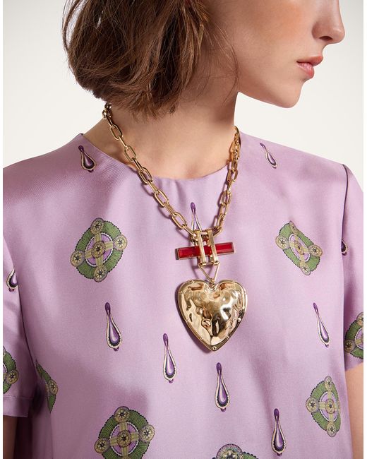 LaDoubleJ Purple Love Necklace