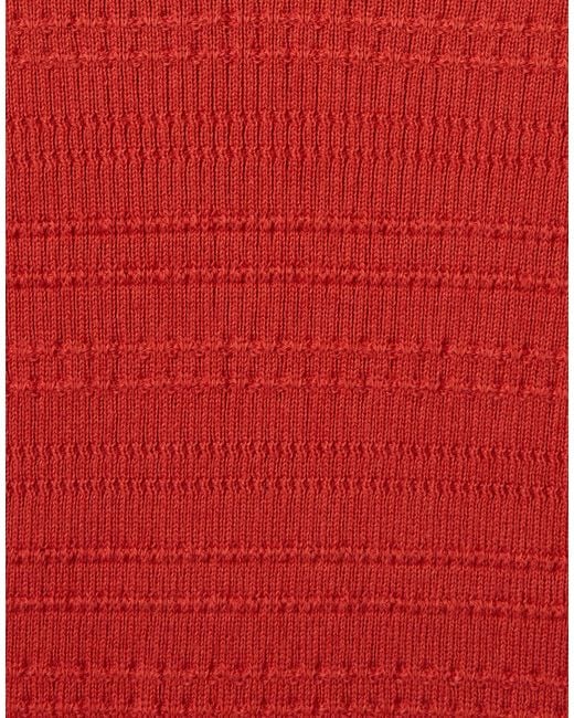 LaDoubleJ Red Picket Polo Top