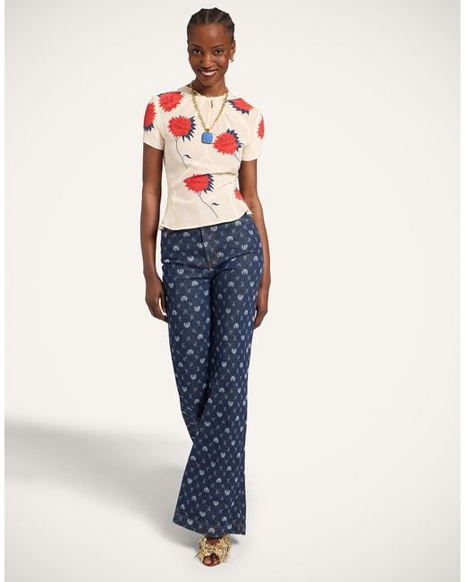 LaDoubleJ Blue The Flare Jean