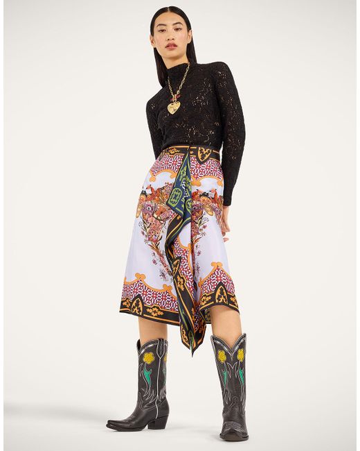 LaDoubleJ Black Lacey Turtleneck