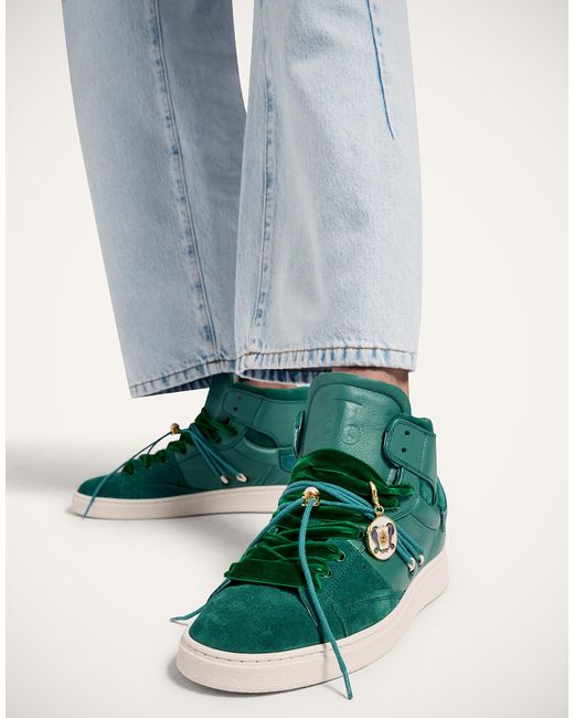 LaDoubleJ Blue All Time High Top