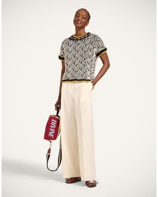 LaDoubleJ Multicolor Picture Top