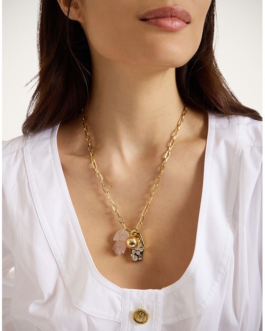 LaDoubleJ White Angel Charmed Necklace
