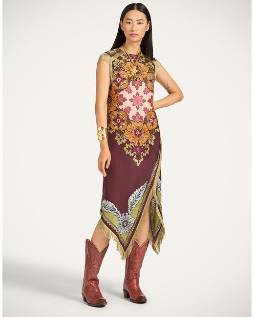 LaDoubleJ Multicolor Scarf Dress