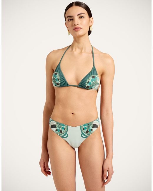 LaDoubleJ Green Bikini Top