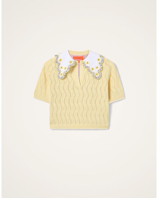 LaDoubleJ Natural Crop Polo
