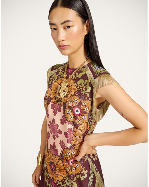LaDoubleJ Multicolor Scarf Dress