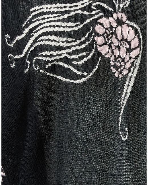 LaDoubleJ Black Winged Knit Top
