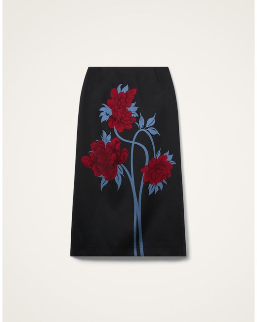LaDoubleJ Red Pencil Skirt