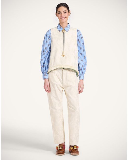 LaDoubleJ White Fancy Pants