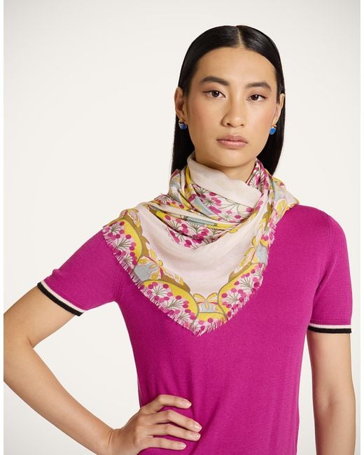 LaDoubleJ Purple Scarf (70X180)