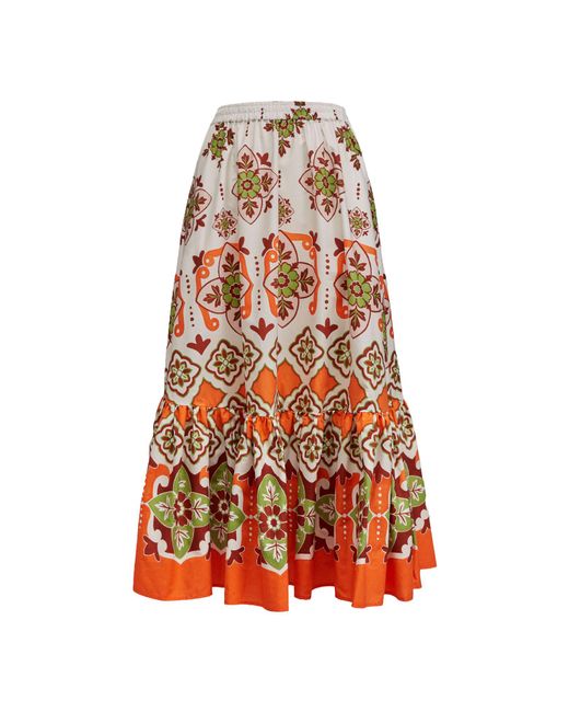 LaDoubleJ Orange Sunset Skirt