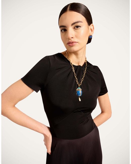 LaDoubleJ Black Chignon Dress