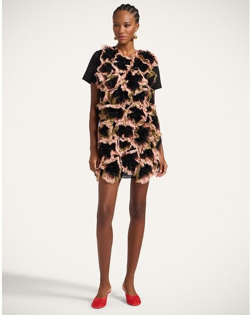 LaDoubleJ Natural Mini Swing Dress