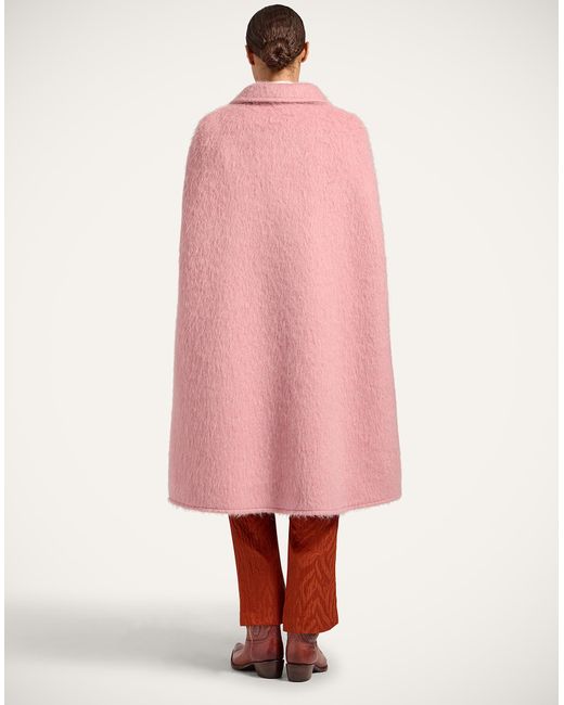 LaDoubleJ Pink Milano Cape Coat