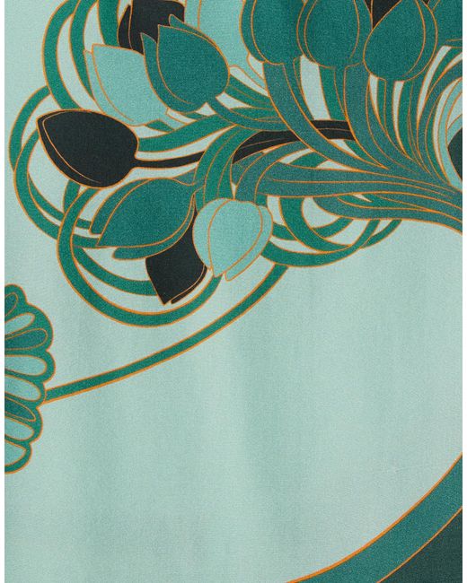 LaDoubleJ Green Scarf Top