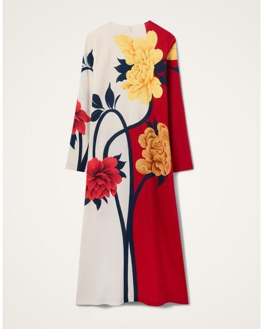 LaDoubleJ Red Long Sleeve Swing Dress