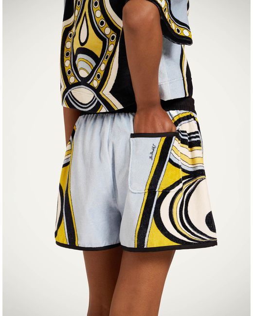 LaDoubleJ White Pull-Up Shorts