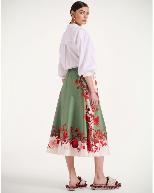 LaDoubleJ White Drawstring Skirt