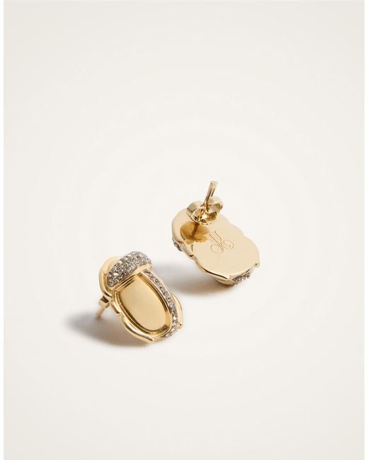 LaDoubleJ Brown Khepri Studs