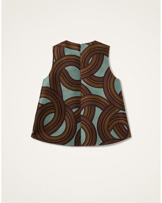 LaDoubleJ Brown La Scala Top