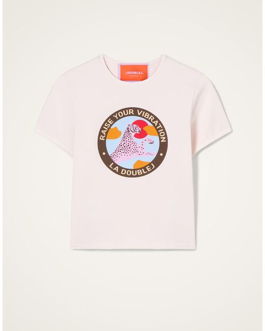 LaDoubleJ White The Cu-Tee Crop