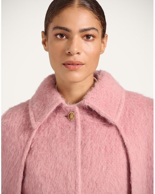 LaDoubleJ Pink Milano Cape Coat