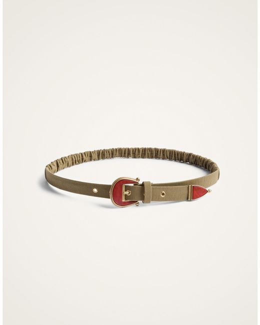 LaDoubleJ Natural Cinch Belt