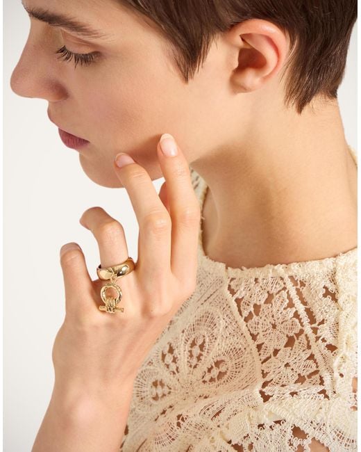 LaDoubleJ Natural Shen Loop Ring