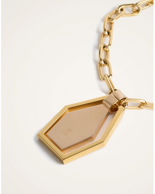 LaDoubleJ Metallic Swinging Portal Necklace