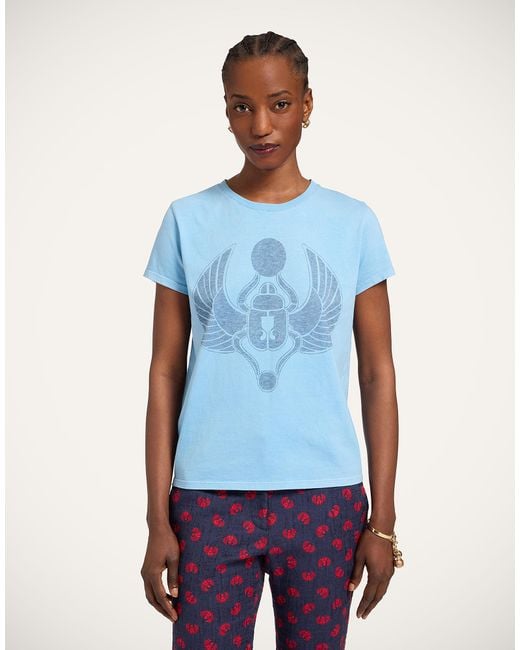 LaDoubleJ Blue High Tee Shirt