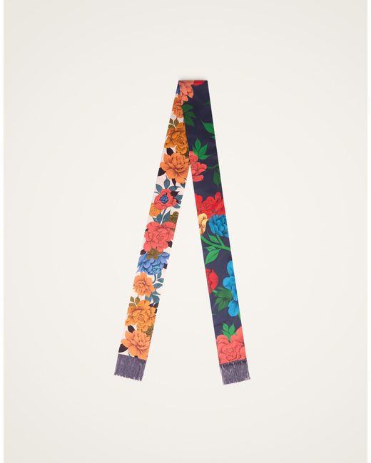 LaDoubleJ Red Skinny Scarf