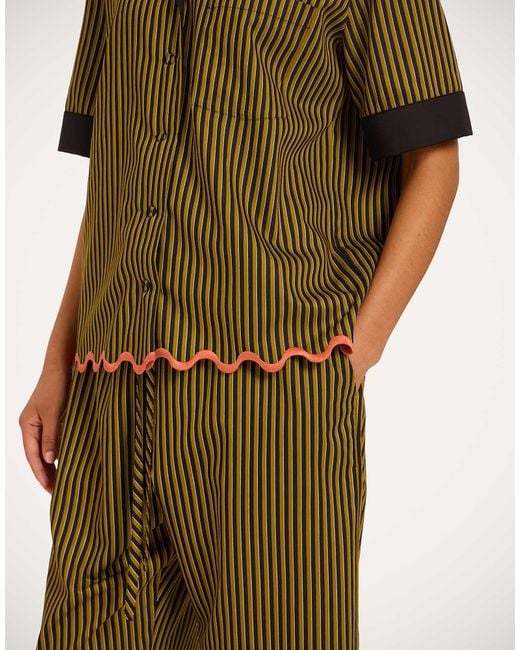 LaDoubleJ Green Drawstring Pants