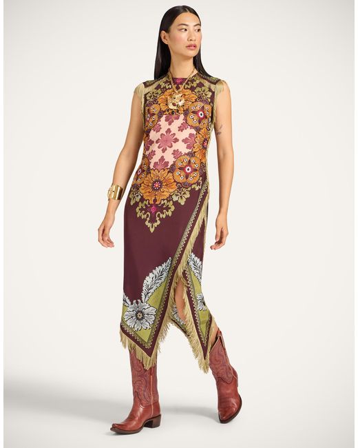 LaDoubleJ Multicolor Scarf Dress
