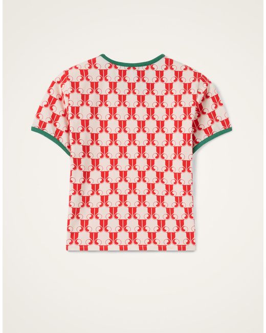 LaDoubleJ Red The Cu-Tee Crop