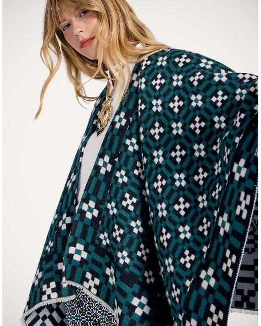 LaDoubleJ Blue Soul Poncho
