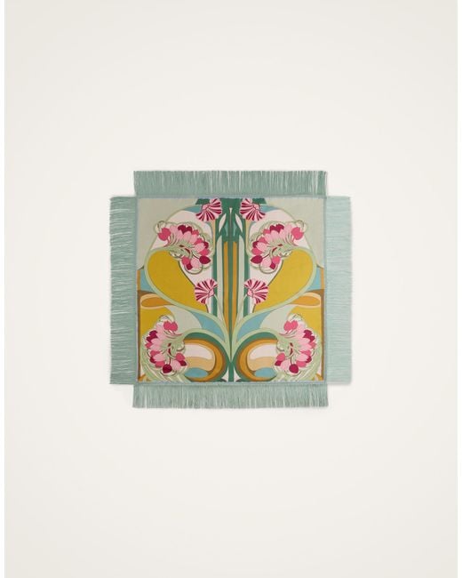 LaDoubleJ Multicolor Reversible Fringe Foulard 90