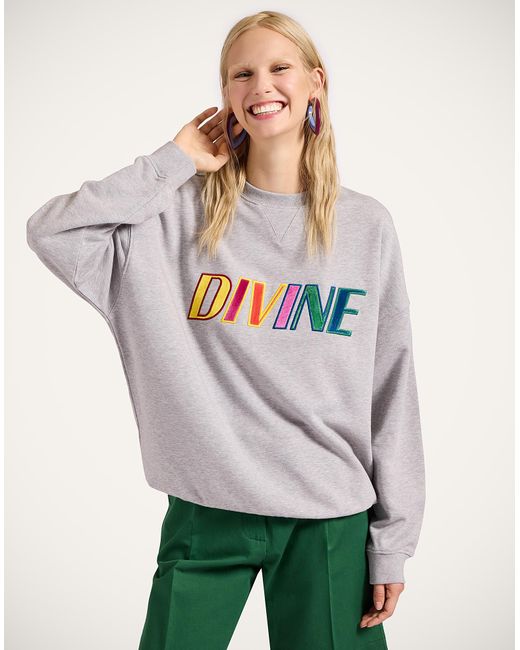 LaDoubleJ Gray Off Court Sweatshirt